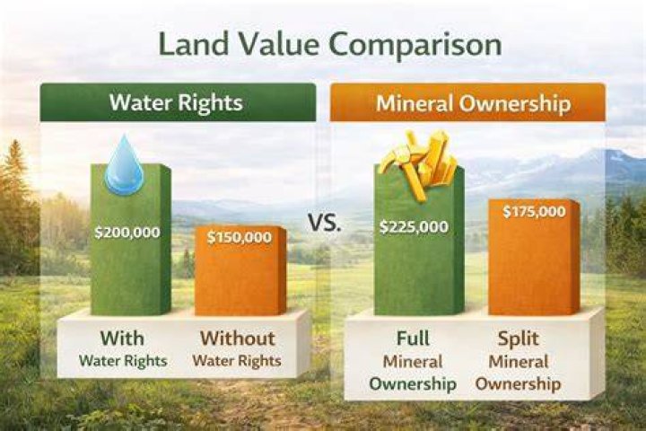 Are water rights and mineral rights the same?