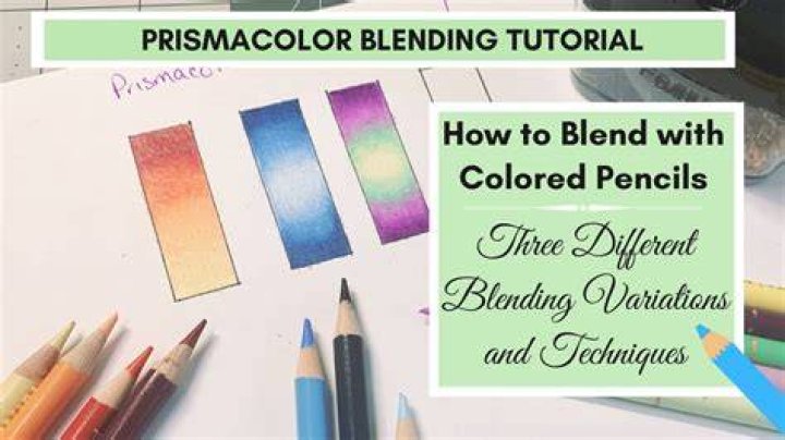 How do you blend colors with Prismacolor markers?