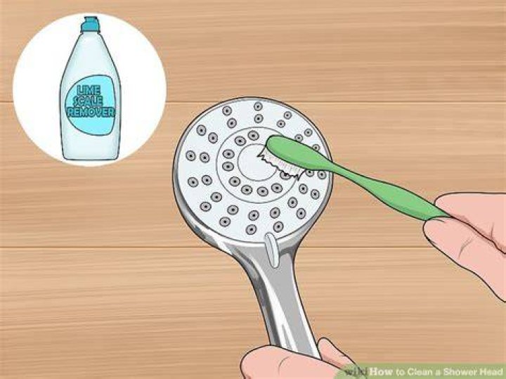 How do you clean an oxygenic shower head?