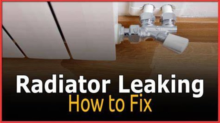 How do you fix a blown radiator?