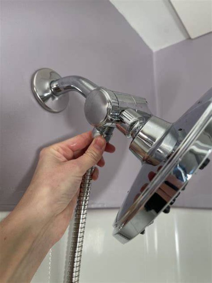How do you get rid of static in a shower head?