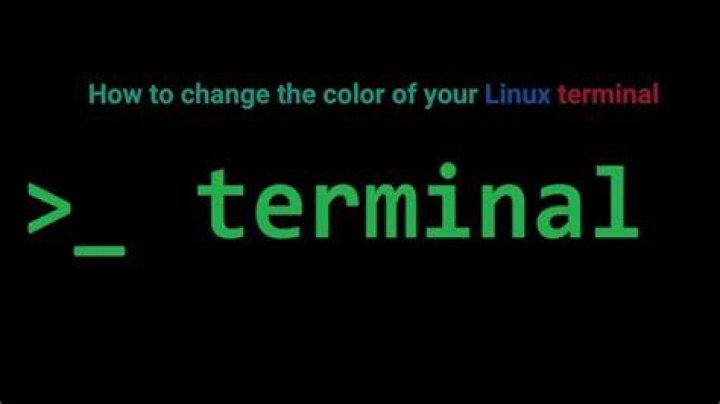 How do you make a terminal colorful in Linux?