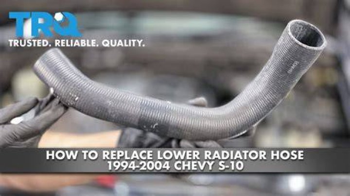 How do you replace a radiator overflow hose?