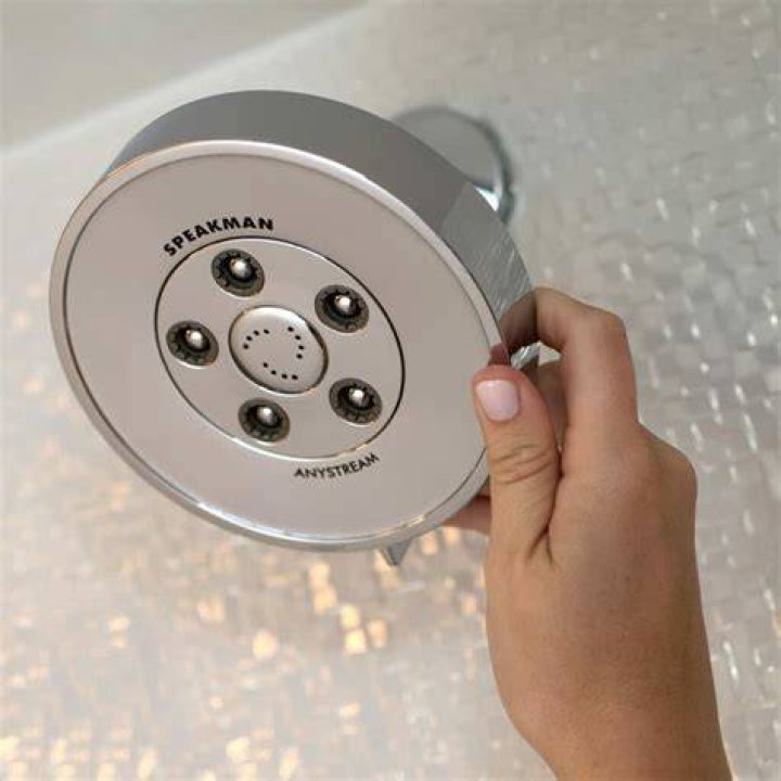 How do you take apart a Speakman shower head?
