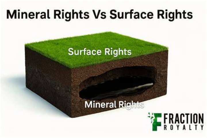What is the difference between mineral rights and surface rights?